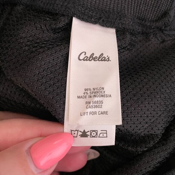 Cabelas Women XL Black XPG Hiking Pants Convertible Wicking UPF 30 Gorpcore - Picture 11 of 12